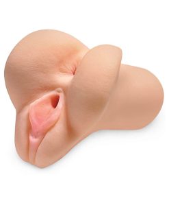 Pdx Plus Pick Your Pleasure Dual Entry Stroker Beige
