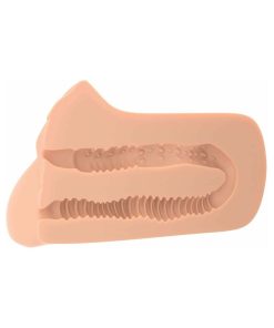 Pdx Plus Pick Your Pleasure Dual Entry Stroker Beige