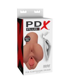 Pdx Plus Pick Your Pleasure Dual Entry Stroker Tan