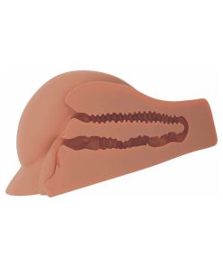 Pdx Plus Perfect Ass Dual Entry Masturbator Tan