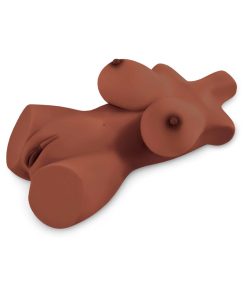 Pdx Plus Perfect 10 Torso Dual Entry Masturbator Brown