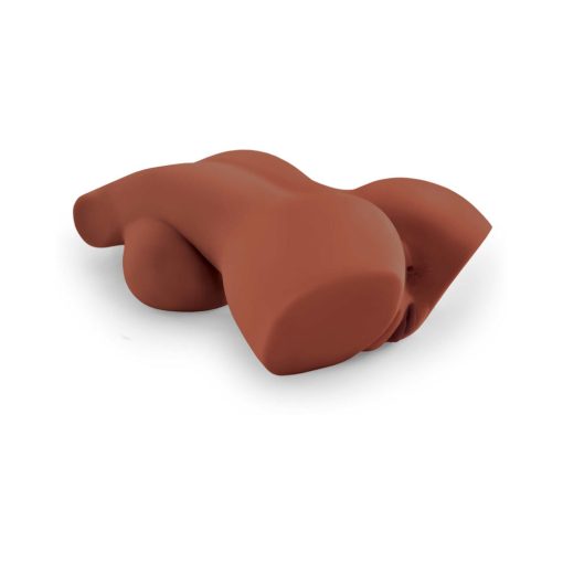 Pdx Plus Perfect 10 Torso Dual Entry Masturbator Brown - Image 4
