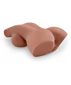 Pdx Plus Perfect 10 Torso Dual Entry Masturbator Tan