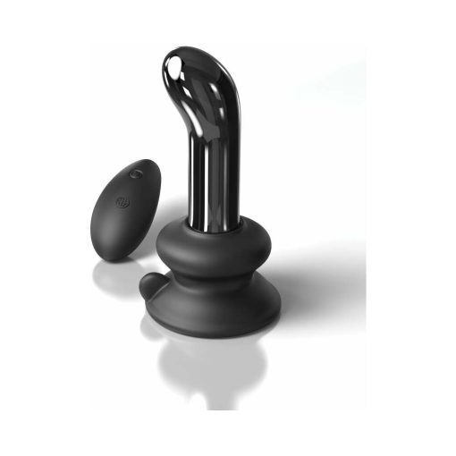 Icicles No. 84 Vibrating Curved Glass Massager With Suction Cup Black - Image 2