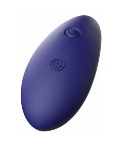 Icicles No. 85 Rechargeable Remote-Controlled Vibrating Anal Plug With Suction Cup Blue