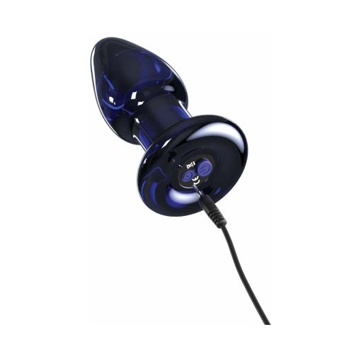Icicles No. 85 Rechargeable Remote-Controlled Vibrating Anal Plug With Suction Cup Blue - Image 5
