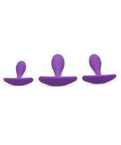 Gossip Rump Bumpers 3-Piece Silicone Anal Plug Training Set Violet