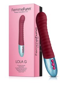 Femmefunn Lola G Rechargeable Silicone G-Spot Vibrator Maroon