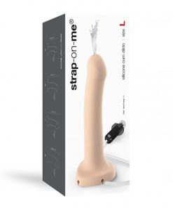 Strap-On-Me Silicone Ejaculating Cum Dildo Vanilla L (Fluid Not Included)