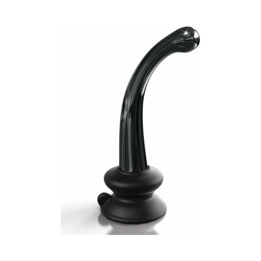 Icicles No. 87 Curved Glass G-Spot Massager With Suction Cup Black - Image 2