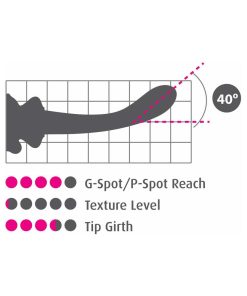 Icicles No. 89 Curved Glass G-Spot Massager With Suction Cup Blue