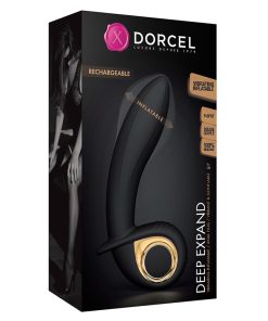 Dorcel Deep Expand Rechargeable Silicone Inflating Vibrator Black