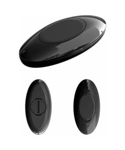 3Some Wall Banger Vibrating Anal Beads With Suction Cup Black