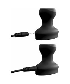 3Some Wall Banger Vibrating Anal Beads With Suction Cup Black