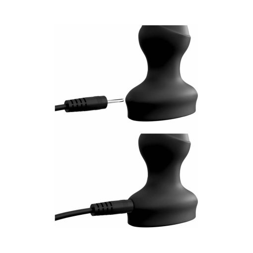 3Some Wall Banger Vibrating Anal Beads With Suction Cup Black - Image 8