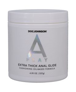 A-Play Extra-Thick Anal Glide Cushioning Oil-Based Formula 4.5 Oz.