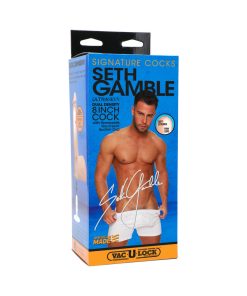 Signature Cocks Seth Gamble 8-Inch Ultraskyn Cock With Removable Vac-U-Lock Suction Cup