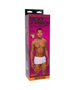 Signature Cocks Ricky Johnson 10-Inch Ultraskyn Cock With Removable Vac-U-Lock Suction Cup