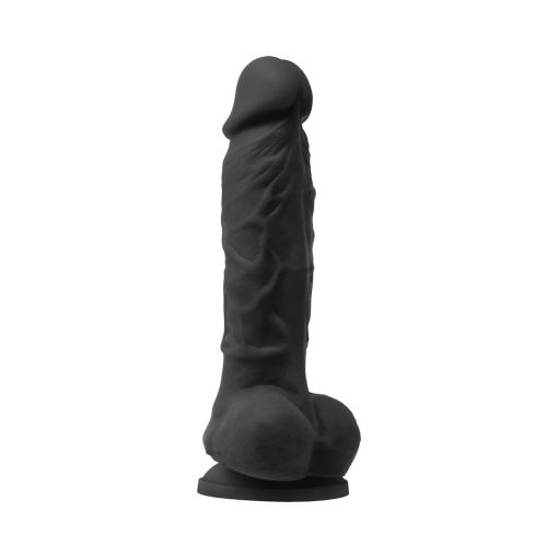 Colours Pleasures 5 In. Vibrating Dildo Black - Image 2