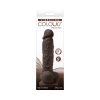 Colours Pleasures 5 In. Vibrating Dildo Dark Brown
