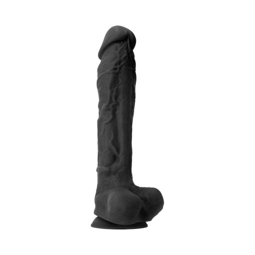 Colours Pleasures 10 In. Dildo Black - Image 2