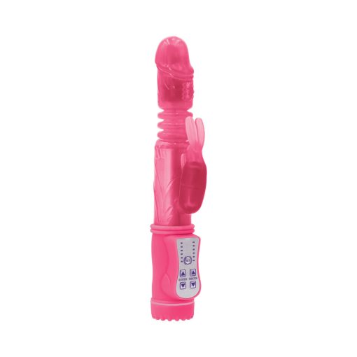 Firefly Thumper Thrusting Rabbit Vibrator Pink - Image 2