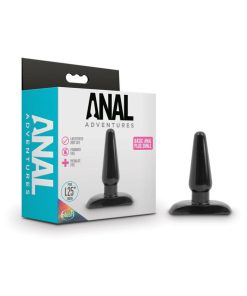 Anal Adventures Basic Anal Plug Small Black
