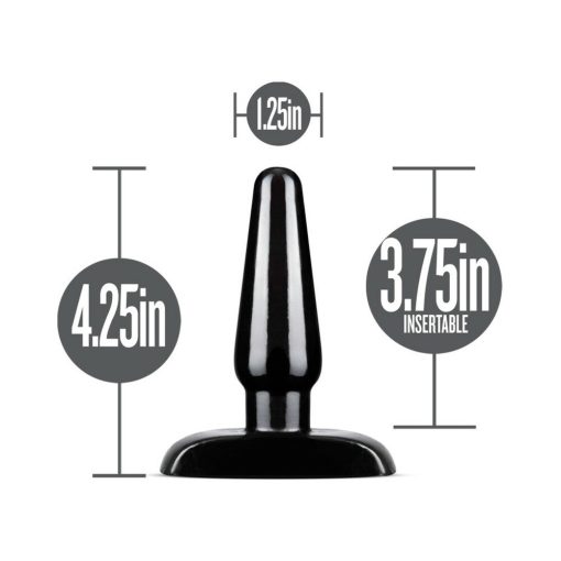 Anal Adventures Basic Anal Plug Small Black - Image 5