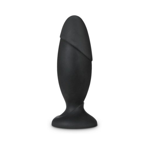 Anal Adventures Platinum Silicone Rocket Plug Black - Image 2