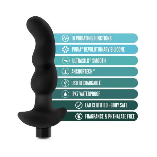 Anal Adventures Platinum Silicone Rechargeable Vibrating Prostate Massager 03 - Image 6