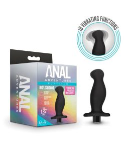 Anal Adventures Platinum Silicone Rechargeable Vibrating Prostate Massager 02