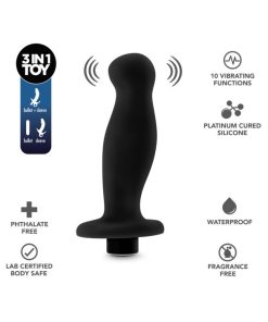 Anal Adventures Platinum Silicone Rechargeable Vibrating Prostate Massager 02