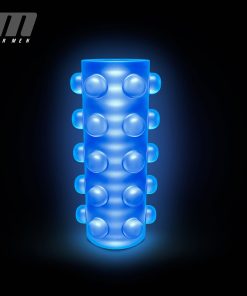 M For Men Soft + Wet Reversible Orb Glow In The Dark Self-Lubricating Stroker Frosted