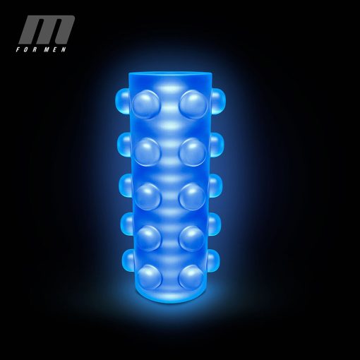 M For Men Soft + Wet Reversible Orb Glow In The Dark Self-Lubricating Stroker Frosted - Image 5