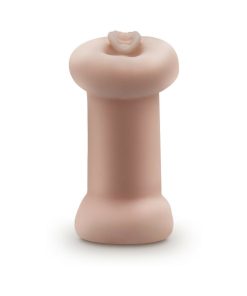 M For Men Soft + Wet Double Trouble Glow In The Dark Self-Lubricating Stroker Beige