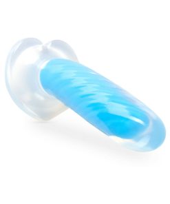 Neo Elite Glow In The Dark Tao 7 In. Dual-Density Dildo Neon Blue