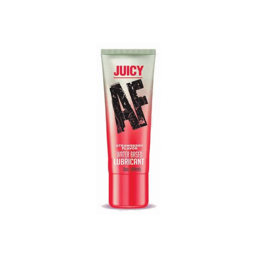 Juicy Af Water-Based Lubricant Strawberry 2 Oz.