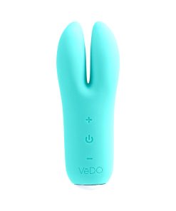 Vedo Kitti Rechargeable Dual Vibe Tease Me Turquoise