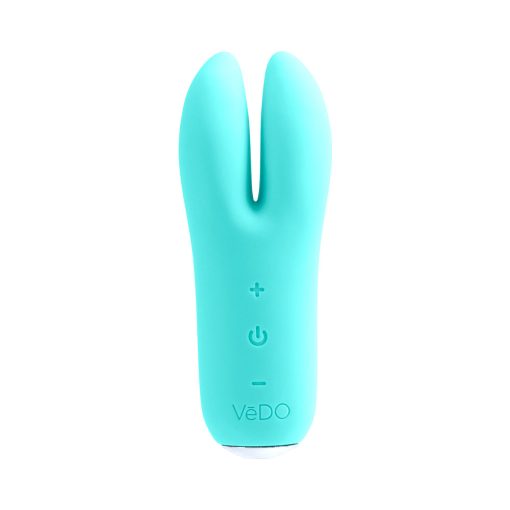 Vedo Kitti Rechargeable Dual Vibe Tease Me Turquoise - Image 2