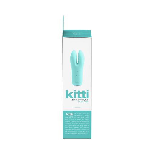 Vedo Kitti Rechargeable Dual Vibe Tease Me Turquoise - Image 7