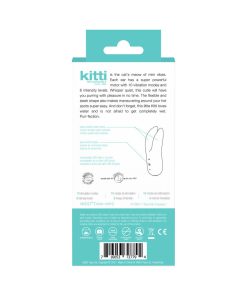 Vedo Kitti Rechargeable Dual Vibe Tease Me Turquoise