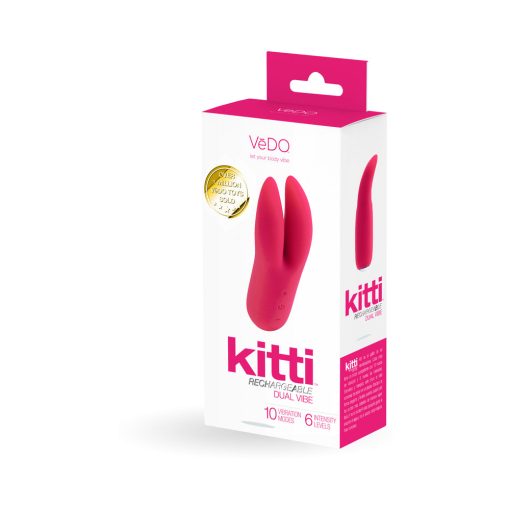 Vedo Kitti Rechargeable Dual Vibe Foxy Pink - Image 5