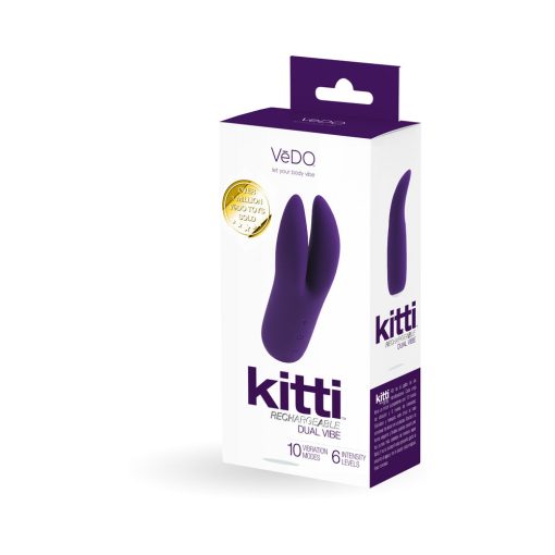 Vedo Kitti Rechargeable Dual Vibe Deep Purple - Image 5
