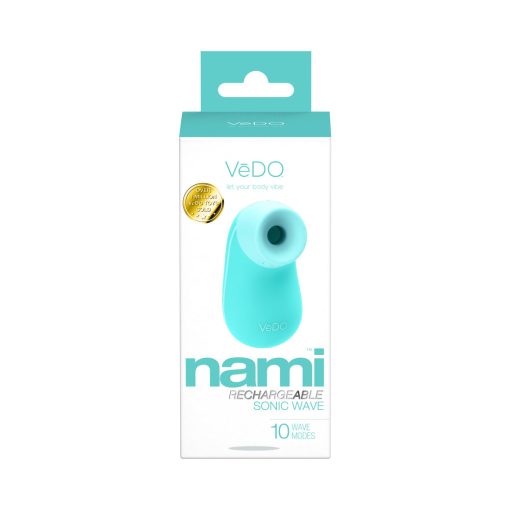 Vedo Nami Rechargeable Sonic Vibe Tease Me Turquoise - Image 6