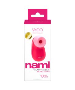 Vedo Nami Rechargeable Sonic Vibe – Pink Sonic Clitoral Stimulator