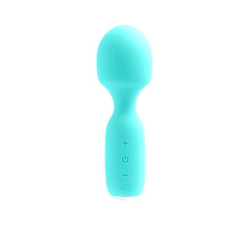 Vedo Wini Rechargeable Mini Wand Tease Me Turquoise - Image 2
