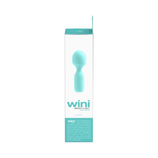 Vedo Wini Rechargeable Mini Wand Tease Me Turquoise - Image 7