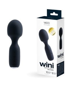 Vedo Wini Rechargeable Mini Wand Just Black