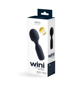 Vedo Wini Rechargeable Mini Wand Just Black