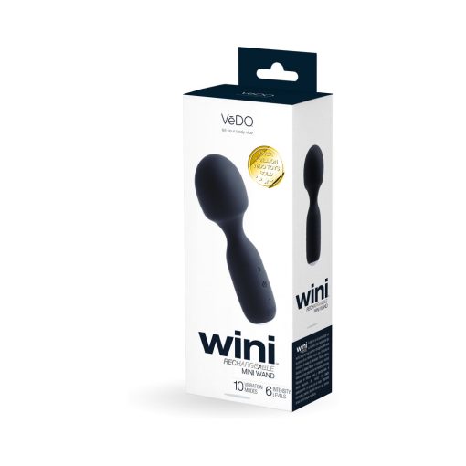 Vedo Wini Rechargeable Mini Wand Just Black - Image 5